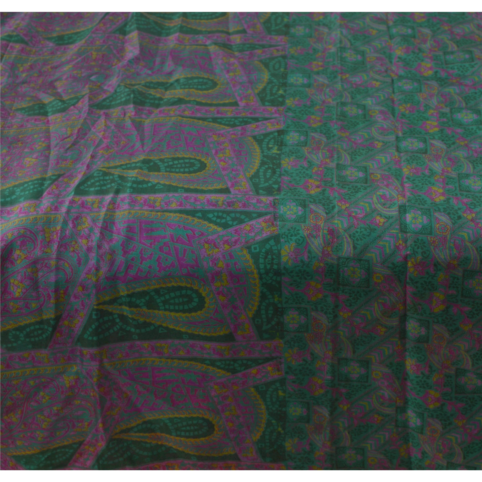 border print chiffon fabric